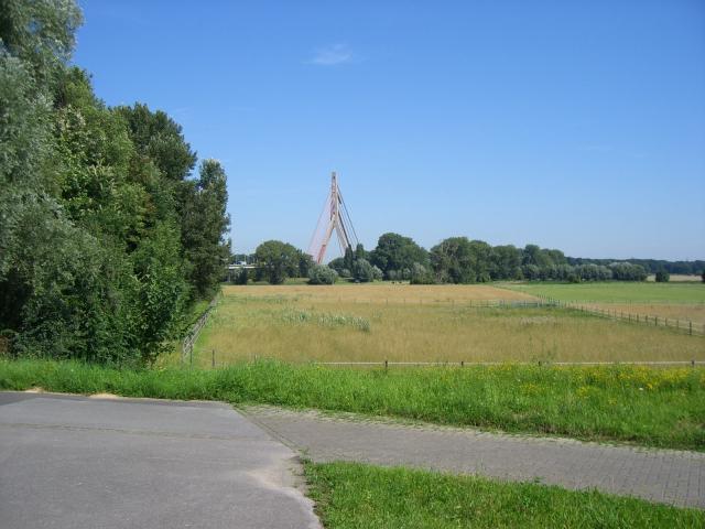 Düsseldorf Rheinradweg