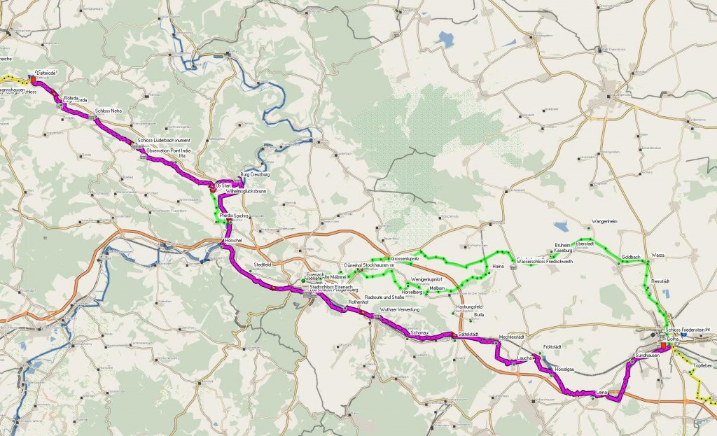 Radweg Datterode - Gotha