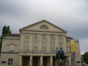 Weimar - Goethe-Schiller-Denkmal